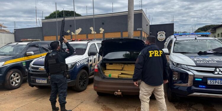 PRF e PM apreendem 509 kg de maconha em Batayporã