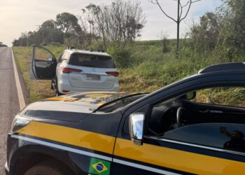 PRF recupera SUV furtada após perseguição em Campo Grande