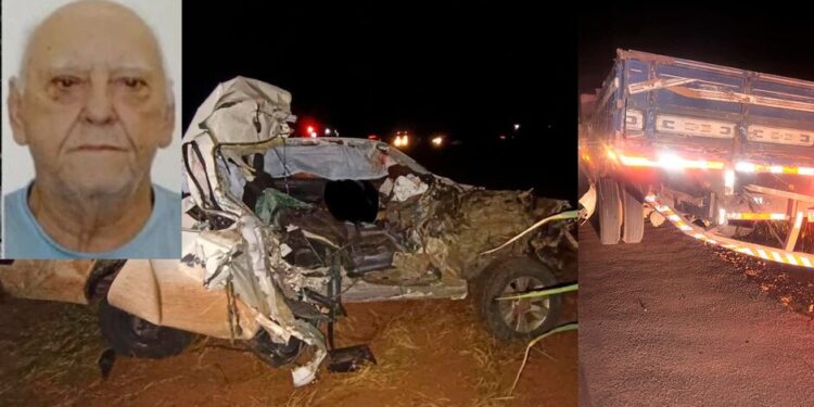 Pecuarista morre em colisão na BR-262 após batida na traseira de caminhão