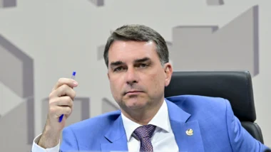 Senador e pré-candidato a presidente Flávio Bolsonaro
