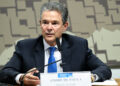 Em pronunciamento, ministro de Estado da Pesca e Aquicultura, André Carlos Alves de Paula Filho.