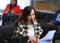 Em pronunciamento, à bancada, relatora do PL 4.403/2024, senadora Professora Dorinha Seabra (União-TO).