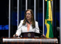 À tribuna, em discurso, senadora Dra. Eudócia (PSDB-AL).