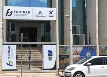 Fachada da Funtrab - Fundação do Trabalho de MS
