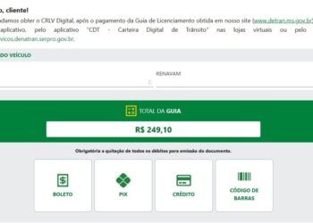 Licenciamento 2026 começa com nova opção de parcelamento digital no Portal Meu Detran – Agência de Noticias do Governo de Mato Grosso do Sul