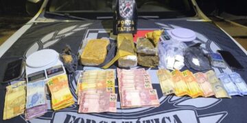 Polícia Militar apreende drogas e prende mulheres por tráfico em Coxim