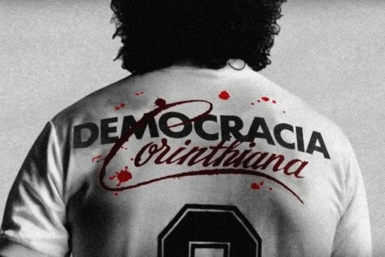 Corinthians/Divulgação Camisa Corinthians Democracia. Foto: Corinthians/Divulgação