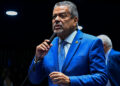 Senador Dr. Hiran (PP-RR) em pronunciamento à bancada.