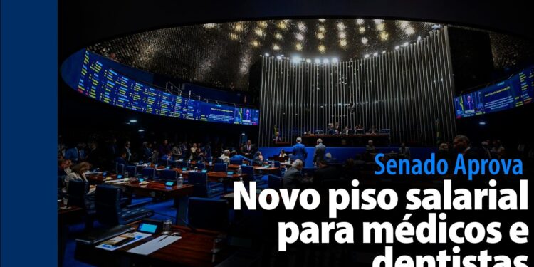Senado Aprova: Novo piso salarial para médicos e dentistas