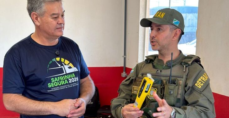 Detran-MS realiza ação educativa na operação Safrinha Segura 2026 em Dourados – Agência de Noticias do Governo de Mato Grosso do Sul