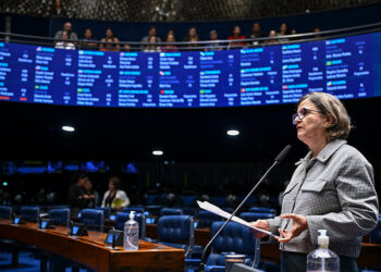 À bancada, em pronunciamento, senadora Teresa Leitão (PT-PE).
