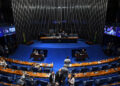 Senador Irajá (PSD-TO) em pronunciamento à bancada.