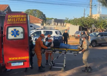 Motorista é baleado durante apreensão de veículo em Jardim