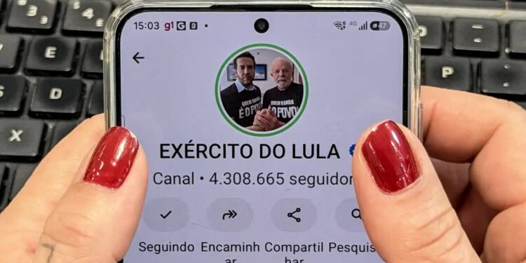 Canal Exército do Lula volta ao ar após registro no TSE