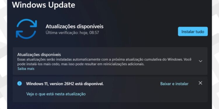 Como baixar e instalar o Windows 11 26H2 no seu PC