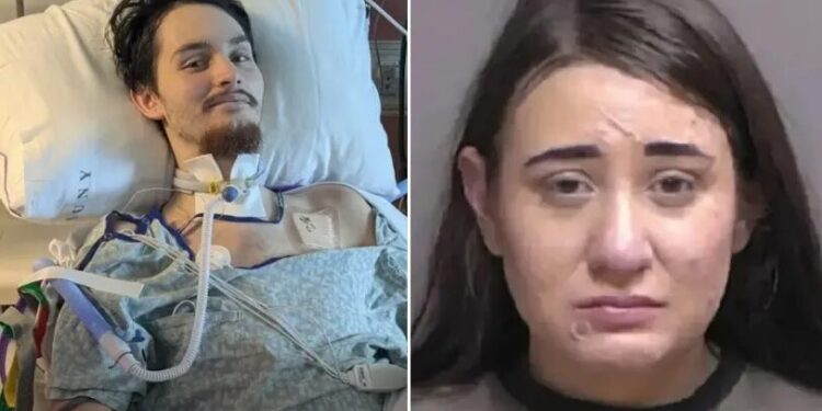 Mulher é acusada de homicídio após o namorado no leito de morte balbuciar que ela jogou carro de propósito contra árvore
