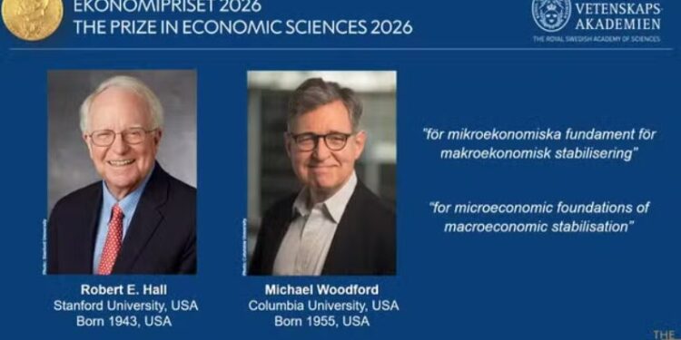 Nobel de Economia 2026 premia Robert E. Hall e Michael Woodford