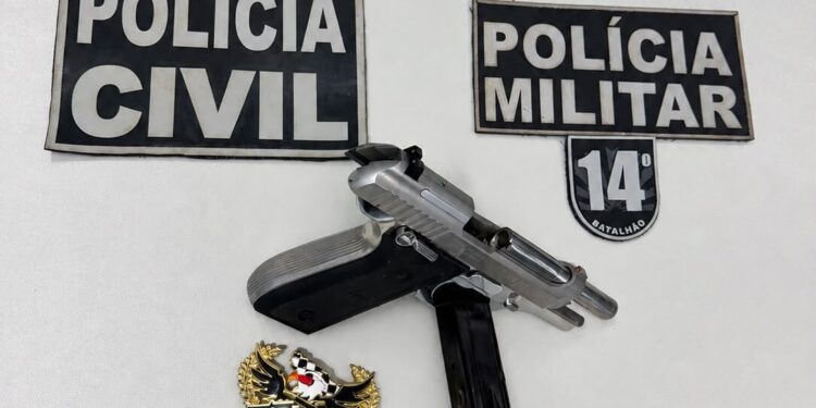 Polícias Civil e Militar prendem homem por porte ilegal de arma e pesca proibida em Deodápolis