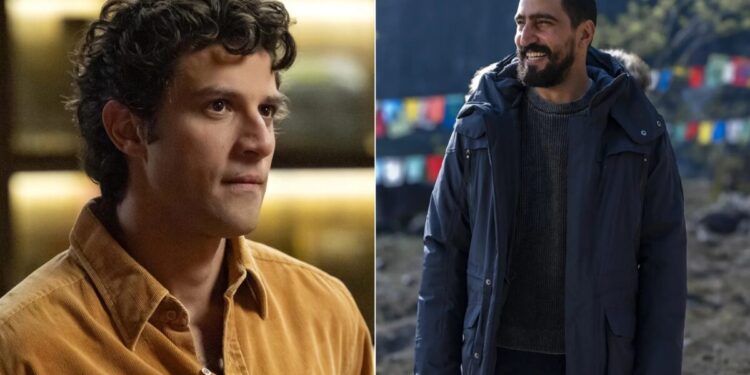 Primeira vez juntos na TV, Chay Suede e Renato Góes mostram bastidores de encontro de Pedro e Heitor em 'Quem ama cuida'