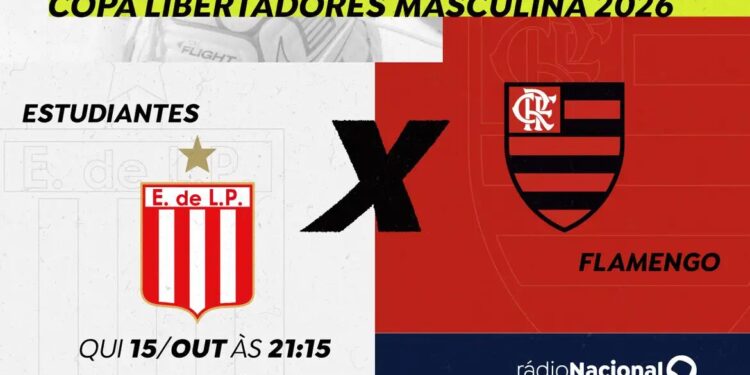 Rádio Nacional transmite Estudiantes x Flamengo pela Libertadores