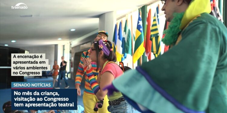 Vídeo: Programação do Congresso no mês da criança inclui projeto Visite Encena