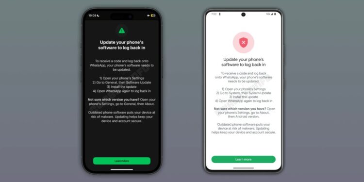 WhatsApp começa a bloquear login em celulares desatualizados