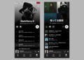 YouTube Music testa design mais moderno com capas gigantes em álbuns e playlists