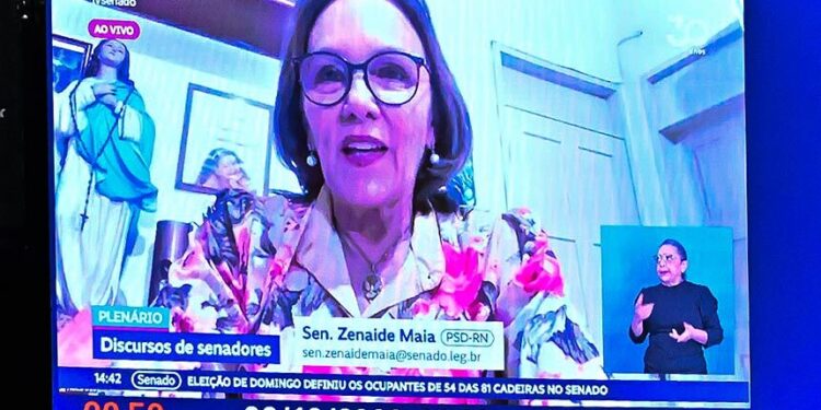Zenaide Maia defende o fim da escala 6x1 e pede atenção para a vacinação de crianças